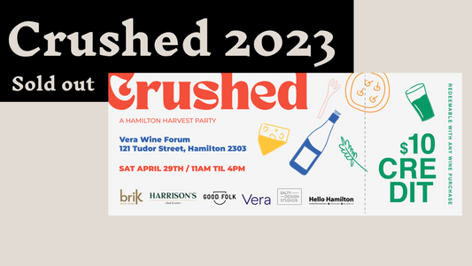 CRUSHED, A Hamilton Harvest Party 2023