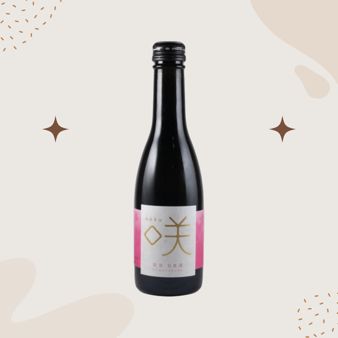 Dewazakura Saku Sparkling Junmai Sake 250ml