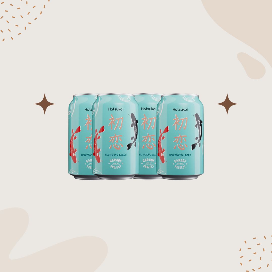 Garage Project 'Hatsukoi' Rice Lager 330ml (4 Pack)