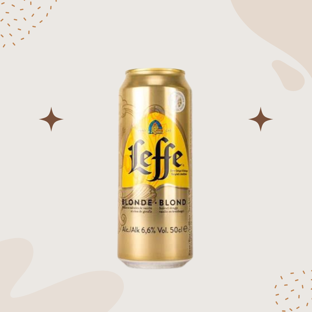 Leffe Blond Belgian Beer 500ml (can)