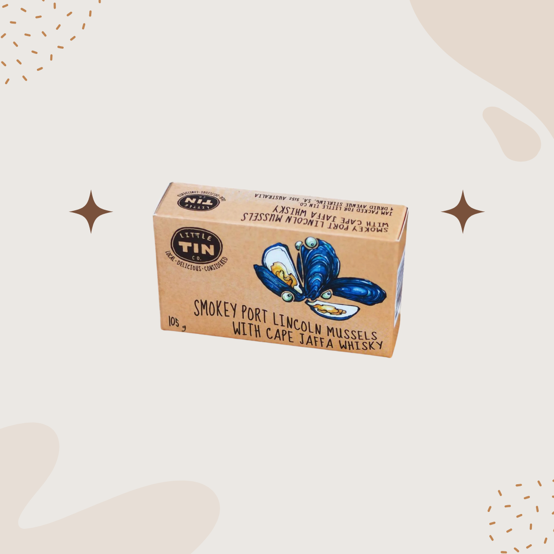 Little Tin Co. Mussels in Cape Jaffa Whisky 105g