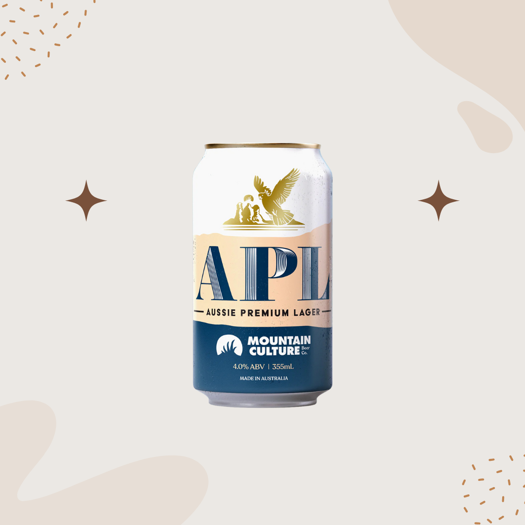 Mountain Culture Aussie Pale Lager 355ml (4 pack)