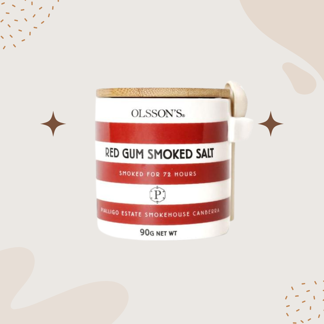 Olsson's Red Gum Smoked Salt Stoneware Jar 90g