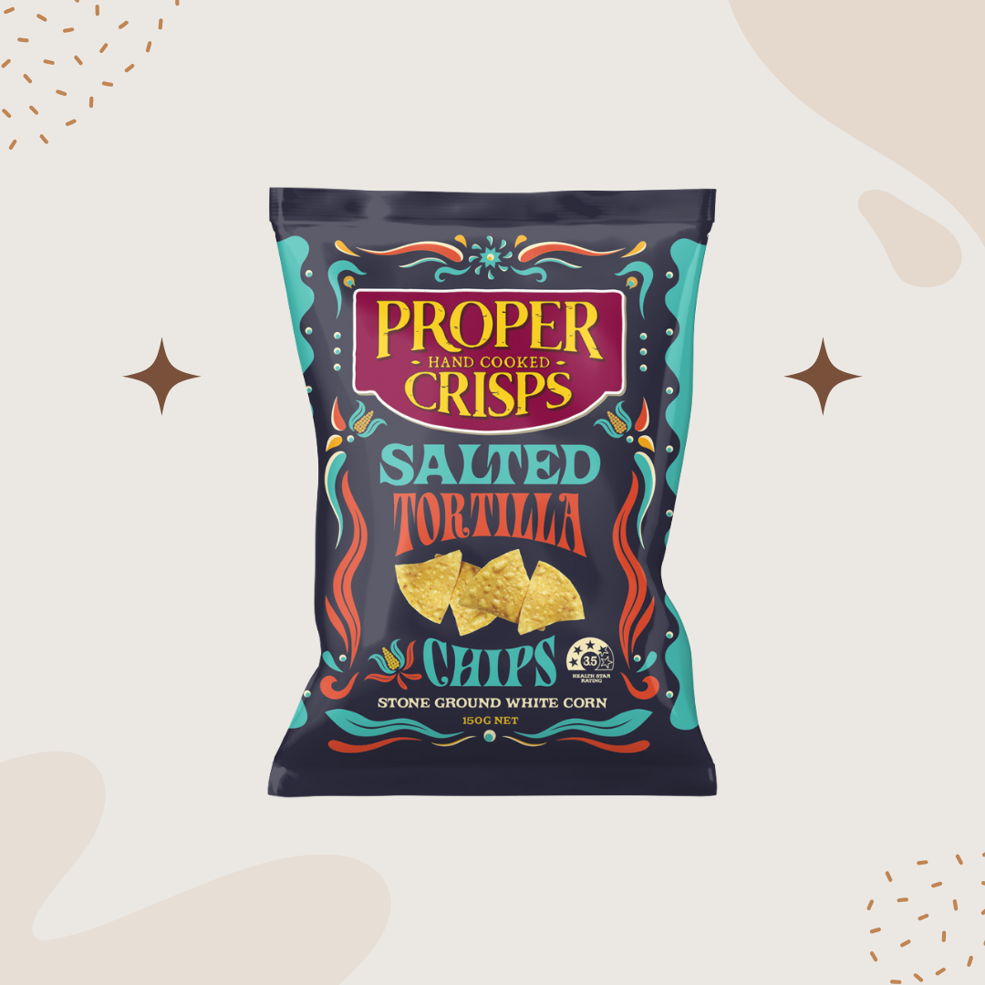 Proper Crisps Salted Tortilla 150g