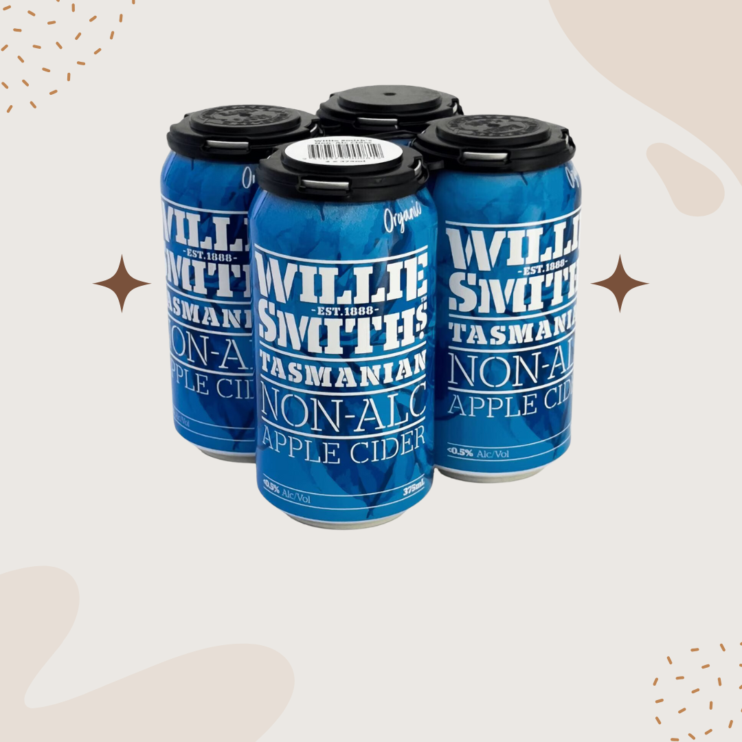 Willie Smith Non-Alc Cider 355ml (4 Pack)