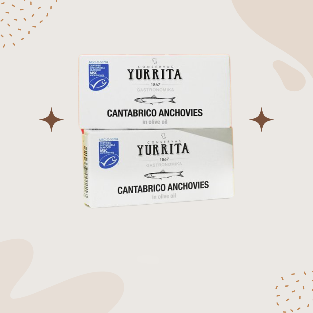 Yurrita Cantabrian Anchovies MSC Certified 50g