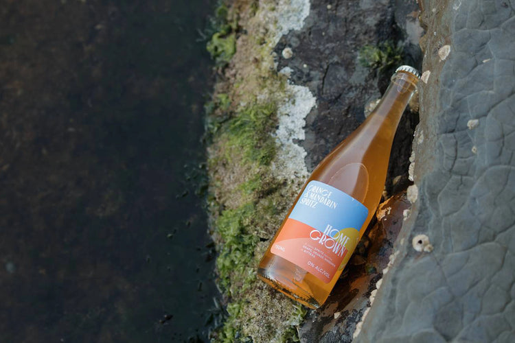 A collection of low and no alcohol beverages