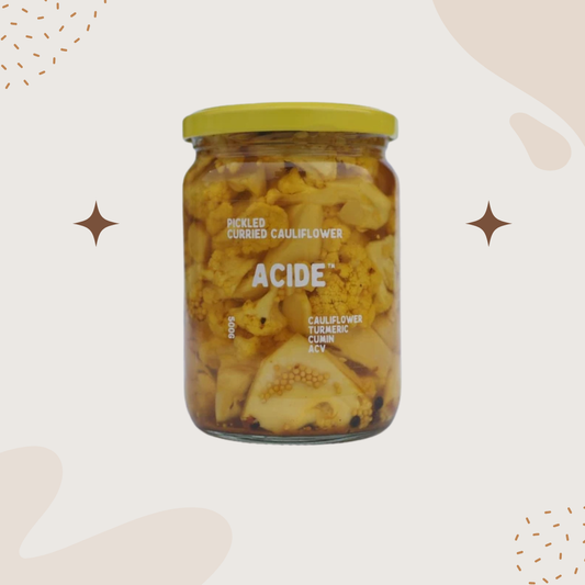 Acide Curried Cauliflower Pickles 500g