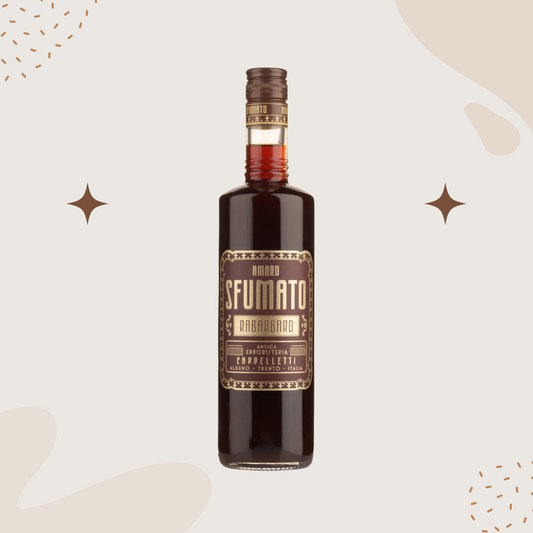 Cappelletti Rabarbaro Sfumato Amaro Digestif Liqueur 750ml