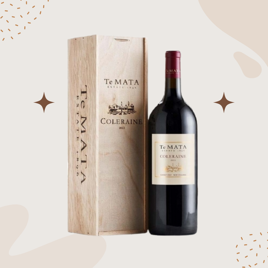Te Mata Coleraine Cabernet/Merlot 2023 1.5L (WOODEN GIFT BOX)