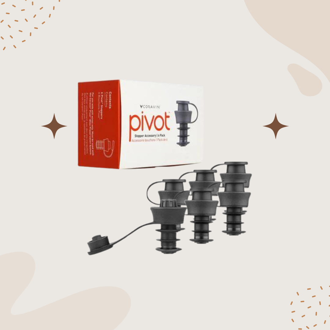 Coravin Pivot Stoppers 6 Pack