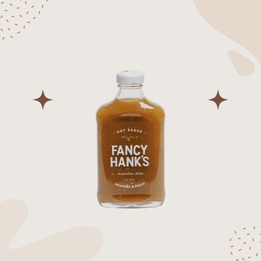 Fancy Hanks Jalapeno and Peach Hot Sauce 200ml