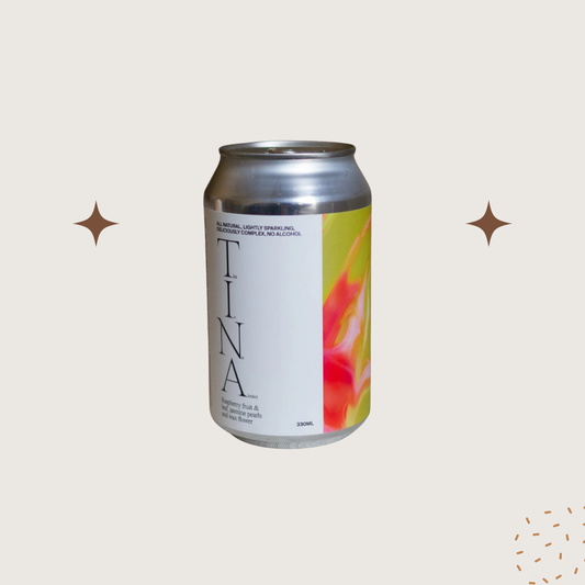 TINA Drinks 2.0 - Sparkling Raspberry Non Alch 330ml