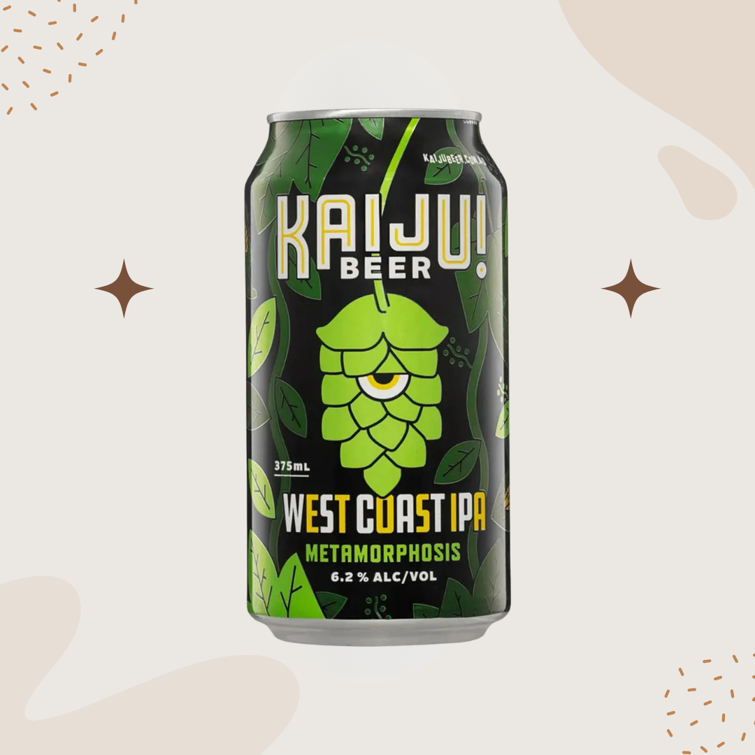 Kaiju Metamorphisis West Cost IPA (4 pack) 375ml