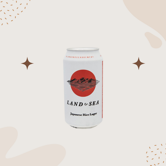 Land & Sea Japanese Rice Lager Beer 375ml (4 pack)