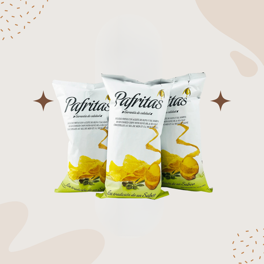 Pafritas 'Sal Marina' Virgin Olive Oil and Sea Salt Chips 120g