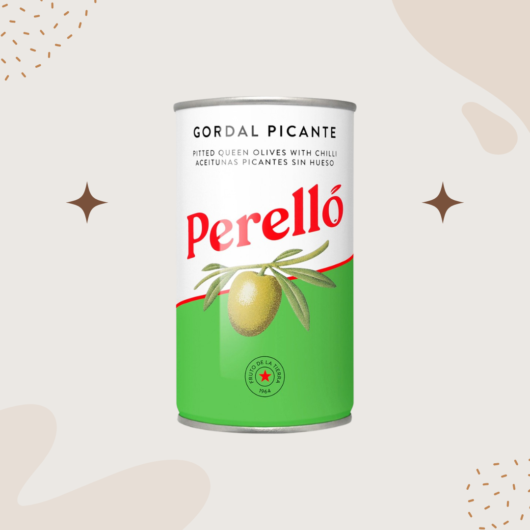 Perelló Gordal Picante Pitted Olives 150g